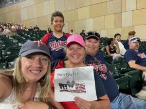D. Surrell attended Minnesota Twins vs. New York Yankees - MLB on Jun 8th 2021 via VetTix 