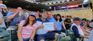 TR attended Minnesota Twins vs. Houston Astros - MLB on Jun 11th 2021 via VetTix 