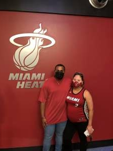 Sema attended Miami Heat vs. Milwaukee Bucks - NBA Playoffs - Round 1 - Game 1 on May 27th 2021 via VetTix 