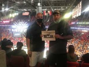 Bill White attended Miami Heat vs. Milwaukee Bucks - NBA Playoffs - Round 1 - Game 1 on May 27th 2021 via VetTix 