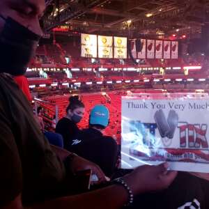 Vet pleased with the safety attended Miami Heat vs. Milwaukee Bucks - NBA Playoffs - Round 1 - Game 1 on May 27th 2021 via VetTix 