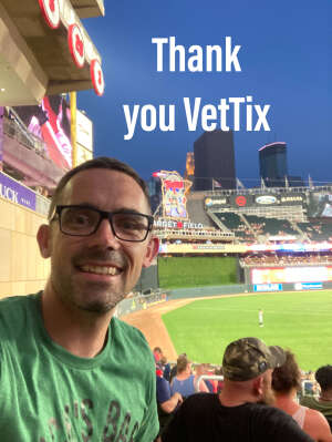 Jake attended Minnesota Twins vs. Chicago White Sox - MLB on Jul 5th 2021 via VetTix 