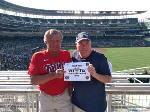 Jerry attended Minnesota Twins vs. Chicago White Sox - MLB on Jul 5th 2021 via VetTix 