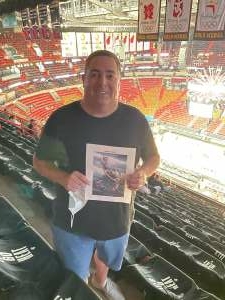 Craig attended Miami Heat vs. Milwaukee Bucks - Military Appreciation Night - NBA Playoffs - Round 1 - Home Game 2 on May 29th 2021 via VetTix 