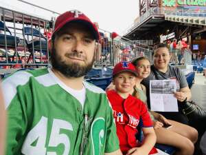 Mason Family  attended Philadelphia Phillies vs. Atlanta Braves - MLB on Jun 9th 2021 via VetTix 