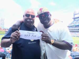 SPC McCALL attended Philadelphia Phillies vs. Atlanta Braves - MLB on Jun 10th 2021 via VetTix 