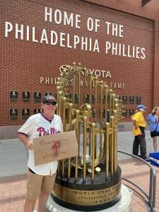 Fred Kelhart attended Philadelphia Phillies vs. Atlanta Braves - MLB on Jun 10th 2021 via VetTix 