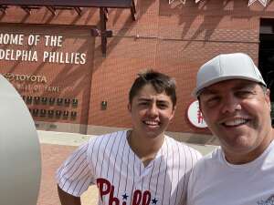 Thankful Vet attended Philadelphia Phillies vs. Atlanta Braves - MLB on Jun 10th 2021 via VetTix 