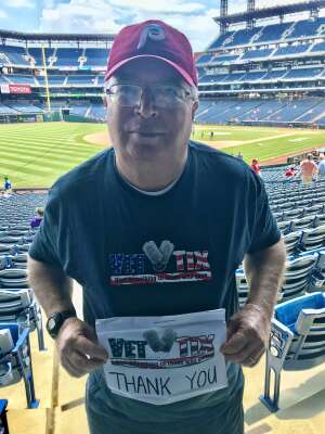 Robert attended Philadelphia Phillies vs. Atlanta Braves - MLB on Jun 10th 2021 via VetTix 