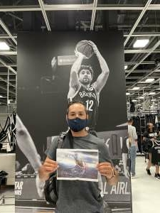 AndrÃ© attended Brooklyn Nets vs. Milwaukee Bucks - NBA - Second Round Playoffs! Game 1 ** Vaccinated Fan Section Only ** on Jun 5th 2021 via VetTix 