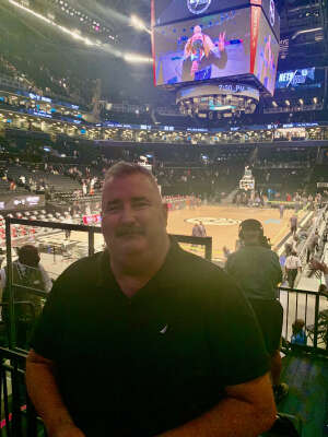 Dave Clark attended Brooklyn Nets vs. Milwaukee Bucks - NBA - Second Round Playoffs! Game 1 ** Vaccinated Fan Section Only ** on Jun 5th 2021 via VetTix 