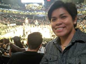 Racquel attended Brooklyn Nets vs. Milwaukee Bucks - NBA - Second Round Playoffs! Game 1 ** Vaccinated Fan Section Only ** on Jun 5th 2021 via VetTix 