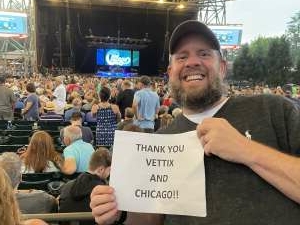 Matt M attended An Evening With Chicago and Their Greatest Hits on Jun 30th 2021 via VetTix 