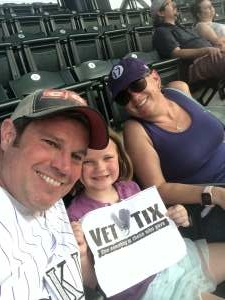Thank you for a fun night out! attended Colorado Rockies vs. San Diego Padres on Jun 15th 2021 via VetTix 