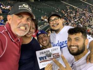 Hugo attended Arizona Diamondbacks vs. Los Angeles Dodgers - MLB on Jun 18th 2021 via VetTix 