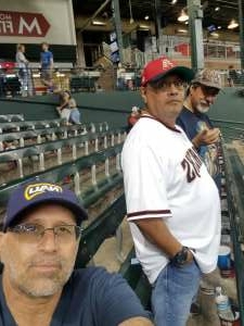 Enrique D attended Arizona Diamondbacks vs. Milwaukee Brewers - MLB on Jun 21st 2021 via VetTix 