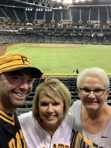 Greg  attended Arizona Diamondbacks vs. Pittsburgh Pirates - MLB on Jul 19th 2021 via VetTix 