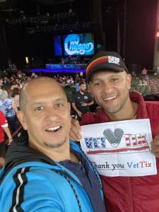 SGT Rudy attended An Evening With Chicago and Their Greatest Hits on Jul 13th 2021 via VetTix 