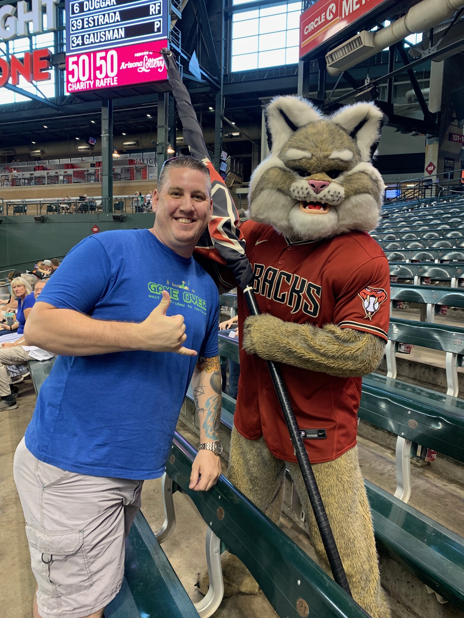 What is the Arizona Diamondbacks mascot?