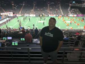 Steve from Mesa attended Arizona Rattlers vs. Spokane Shock - IFL on Jun 25th 2021 via VetTix 