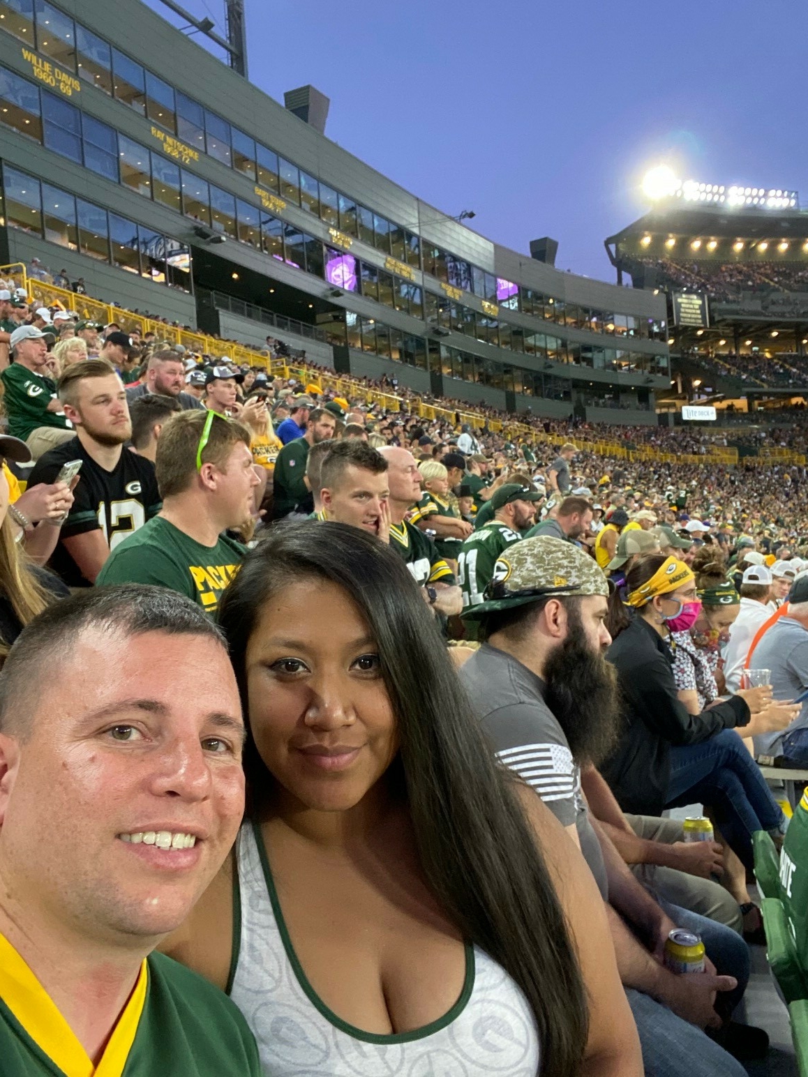 Green Bay Packers vs. Houston Texans in preseason at Lambeau Field