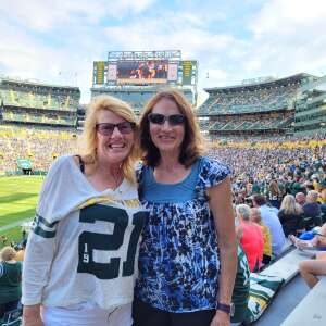 Sue attended Green Bay Packers vs. New York Jets - NFL Preseason on Aug 21st 2021 via VetTix 