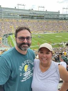 Jessica attended Green Bay Packers vs. New York Jets - NFL Preseason on Aug 21st 2021 via VetTix 