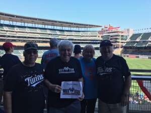 Butch attended Minnesota Twins vs. Tampa Bay Rays - MLB on Aug 15th 2021 via VetTix 