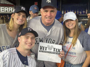 Maj Mike attended New York Yankees vs. New York Mets - MLB on Jul 2nd 2021 via VetTix 