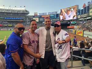 Mateus attended New York Yankees vs. New York Mets - MLB on Jul 4th 2021 via VetTix 
