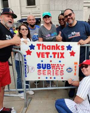 Tito attended New York Yankees vs. New York Mets - MLB on Jul 4th 2021 via VetTix 