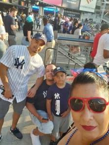 Nilza  attended New York Yankees vs. New York Mets - MLB on Jul 4th 2021 via VetTix 