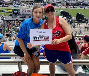 Paige attended Quaker State 400 Presented by Walmart on Jul 11th 2021 via VetTix 