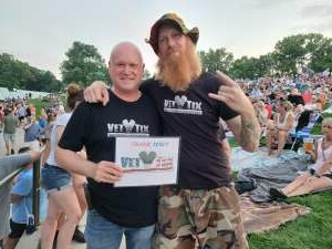 Go Army! attended An Evening With Chicago and Their Greatest Hits on Jul 25th 2021 via VetTix 