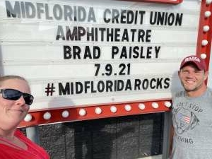 Andrew B. attended Brad Paisley Tour 2021 on Jul 9th 2021 via VetTix 