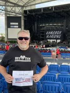 Jerry attended Brad Paisley Tour 2021 on Jul 9th 2021 via VetTix 