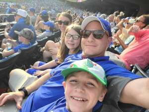 Family attended Kansas City Royals vs Chicago White Sox - MLB on Jul 28th 2021 via VetTix 