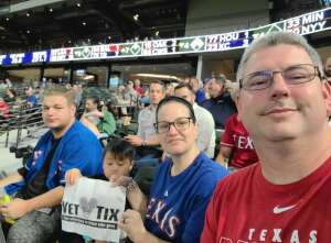 David attended Texas Rangers vs. Seattle Mariners - MLB on Aug 19th 2021 via VetTix 