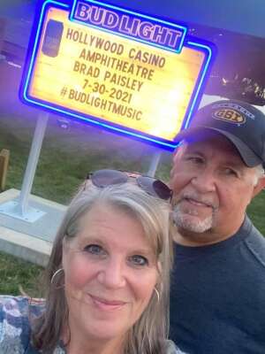 Dave and Patty attended Brad Paisley Tour 2021 on Jul 30th 2021 via VetTix 