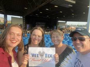 Dickson Family attended Brad Paisley Tour 2021 on Jul 30th 2021 via VetTix 