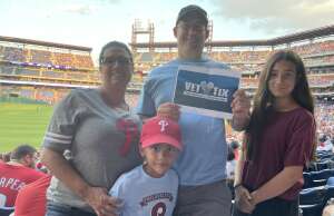 Elhyani  attended Philadelphia Phillies vs. Atlanta Braves - MLB on Jul 23rd 2021 via VetTix 