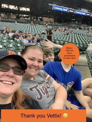Tara attended Detroit Tigers vs. Texas Rangers - MLB on Jul 20th 2021 via VetTix 