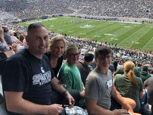 JSL attended Michigan State Spartans vs. Youngstown State Penguins - NCAA Football on Sep 11th 2021 via VetTix 
