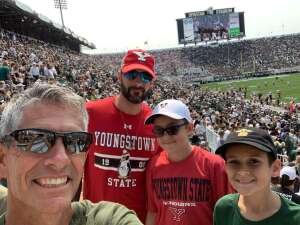 Chris Reed USCG Retired attended Michigan State Spartans vs. Youngstown State Penguins - NCAA Football on Sep 11th 2021 via VetTix 