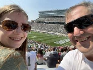Sparty attended Michigan State Spartans vs. Youngstown State Penguins - NCAA Football on Sep 11th 2021 via VetTix 