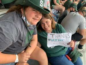 Ann attended Michigan State Spartans vs. Youngstown State Penguins - NCAA Football on Sep 11th 2021 via VetTix 