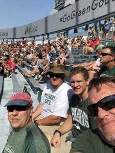 Craig attended Michigan State Spartans vs. Youngstown State Penguins - NCAA Football on Sep 11th 2021 via VetTix 
