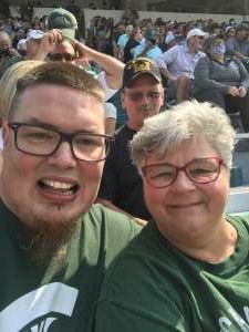 Chris Klein attended Michigan State Spartans vs. Youngstown State Penguins - NCAA Football on Sep 11th 2021 via VetTix 