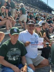 Al Seely attended Michigan State Spartans vs. Youngstown State Penguins - NCAA Football on Sep 11th 2021 via VetTix 