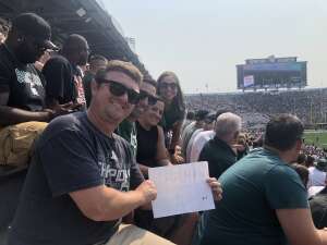 Mchar attended Michigan State Spartans vs. Youngstown State Penguins - NCAA Football on Sep 11th 2021 via VetTix 